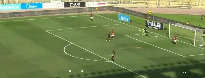 خطأ كارثي.. ناصر منسي يسجل الهدف الأول للزمالك في سيراميكا كليوباترا «فيديو»