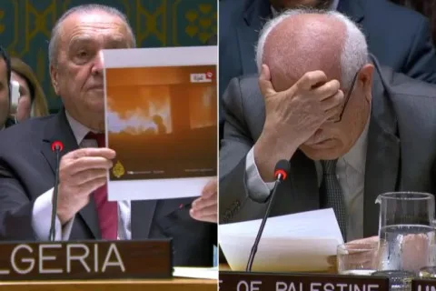 دموع وصور لجثث فلسطينية متفحمة جراء العدوان الإسرائيلي في غزة تثير التوتر خلال جلسة مجلس الأمن الدولي.. (فيديو) دموع وصور لجثث فلسطينية متفحمة جراء العدوان الإسرائيلي في غزة تثير التوتر خلال جلسة مجلس الأمن الدولي.. (فيديو)