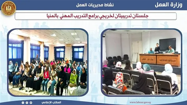 دورتان تدريبيتان لخريجي البرامج المهنية في المنيا دورتان تدريبيتان لخريجي البرامج المهنية في المنيا