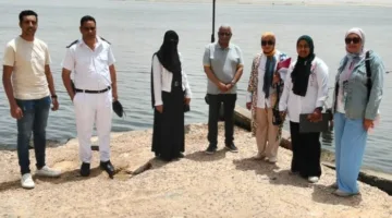 دوم الجولات التفتيشية على المنشآت المحيطة ببحيرة التمساح في الإسماعيلية