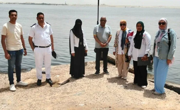 دوم الجولات التفتيشية على المنشآت المحيطة ببحيرة التمساح في الإسماعيلية دوم الجولات التفتيشية على المنشآت المحيطة ببحيرة التمساح في الإسماعيلية