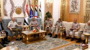 رئيس أركان القوات المسلحة يلتقي نظيره الإيطالي في هيئة الأركان المشتركة