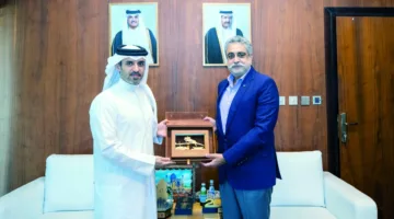 رئيس اتحاد الفروسية يلتقي بسفير باكستان
