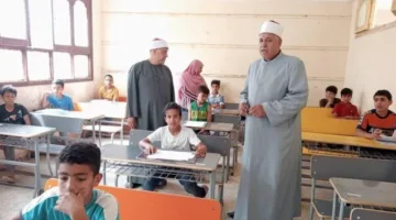 رئيس الأزهر في القليوبية: لا توجد شكاوى بشأن امتحانات المرحلة الابتدائية والإعدادية، والأسئلة تتناسب مع مستوى الطالب المتوسط.