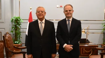 رئيس البرلمان يلتقي السفير البريطاني في مصر