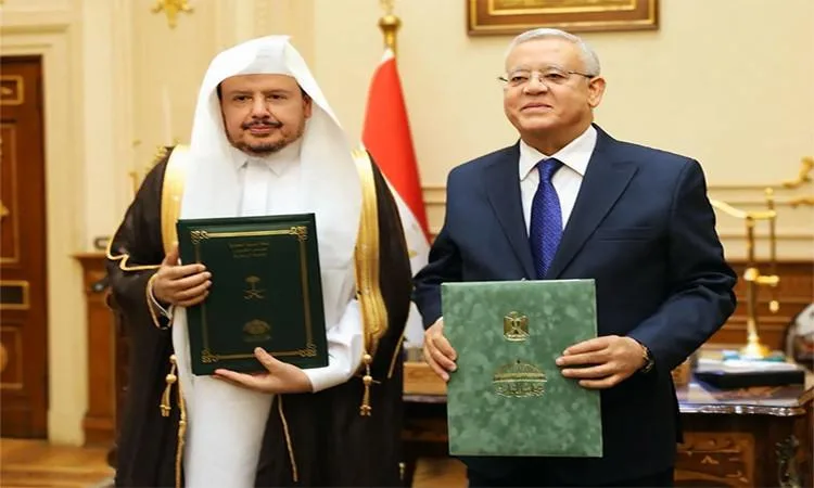 رئيس البرلمان يناقش مع نظيره السعودي سُبل تعزيز التعاون المشترك