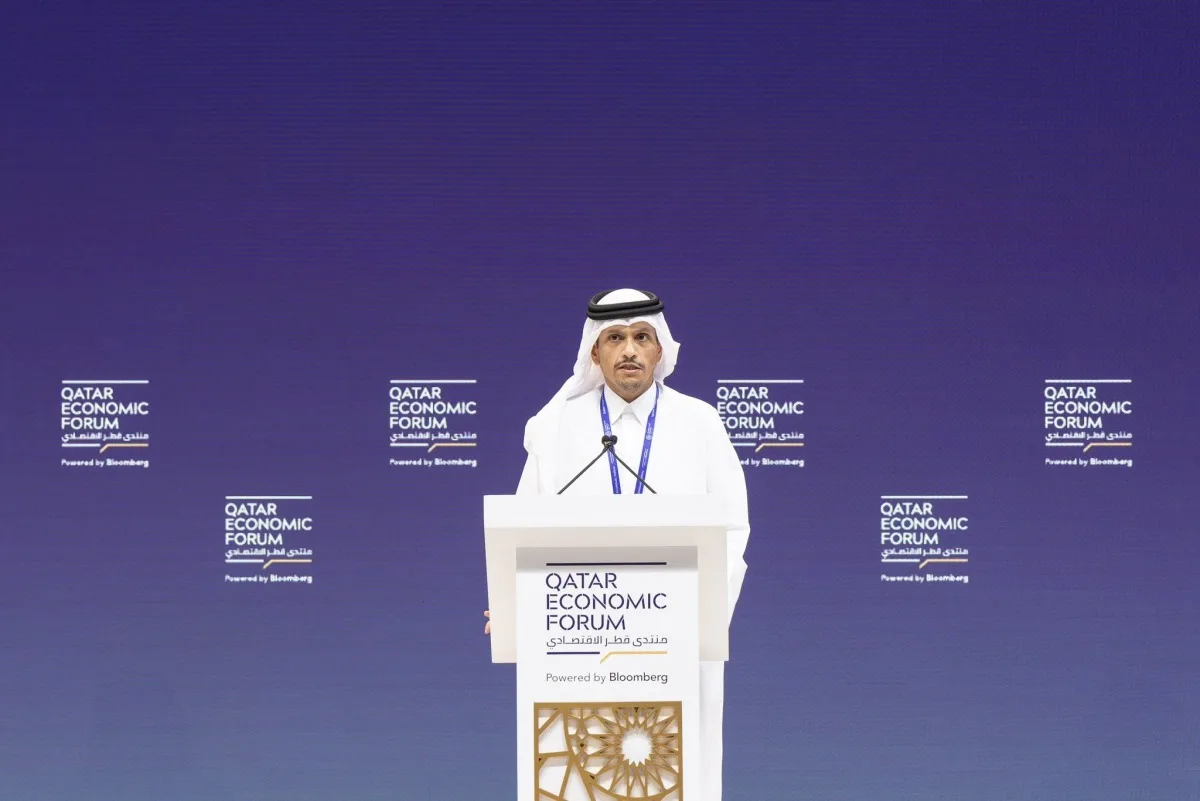 رئيس الحكومة: قطر تسعى نحو اقتصاد متنوع ومزدهر يعتمد على المعرفة والابتكار مع قدرة عالية على التكيف والمرونة. رئيس الحكومة: قطر تسعى نحو اقتصاد متنوع ومزدهر يعتمد على المعرفة والابتكار مع قدرة عالية على التكيف والمرونة.