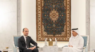 رئيس الحكومة ووزير الخارجية يستقبل نائب رئيس الوزراء الجورجي