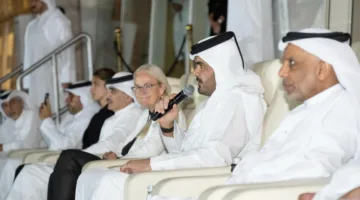 رئيس اللجنة الأولمبية القطرية يطلق بطولة العالم لكرة الطاولة (الدوحة 2025)