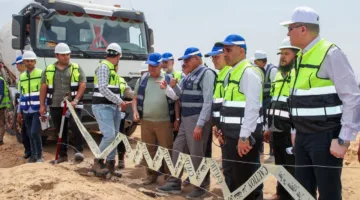 رئيس الهيئة العربية للتصنيع يزور مواقع إنشاء مصانع إعادة تدوير النفايات في كفر الشيخ ودسوق