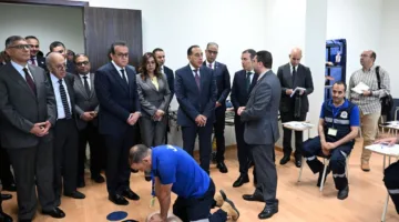 رئيس الوزراء يزور المركز الوطني للتدريب التابع لهيئة الإسعاف المصرية