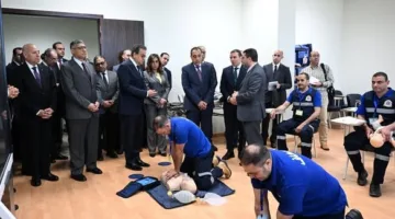 رئيس الوزراء يزور المركز الوطني للتدريب في مقر هيئة الإسعاف المصرية