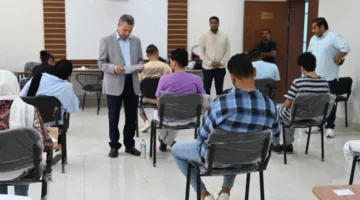 رئيس جامعة الغردقة يزور كلية السياحة والفنادق للاطلاع على سير الامتحانات
