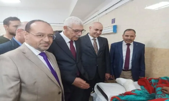 رئيس جامعة المنوفية يزور المصابين في حادث سقوط مصعد المستشفى الجامعي للاطمئنان عليهم رئيس جامعة المنوفية يزور المصابين في حادث سقوط مصعد المستشفى الجامعي للاطمئنان عليهم