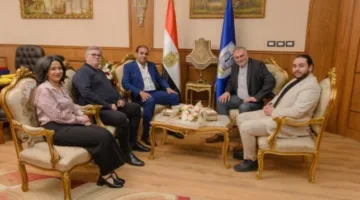 رئيس جامعة بورسعيد يلتقي بوفد فرنسي لمناقشة سبل التعاون المشترك