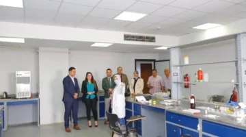 رئيس جامعة دمنهور يستقبل الباحثة المغربية هدى الشماع في زيارة تبادل خبرات.