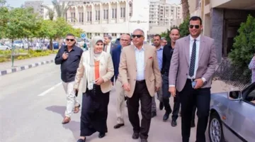 رئيس جامعة طنطا يراقب تقدم تطوير كليتي التمريض وطب الأسنان