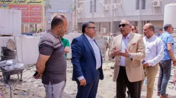 رئيس جامعة طنطا يزور مشروع البناء لمستشفى الطوارئ الجديد ويتفقد تقدم الأعمال.