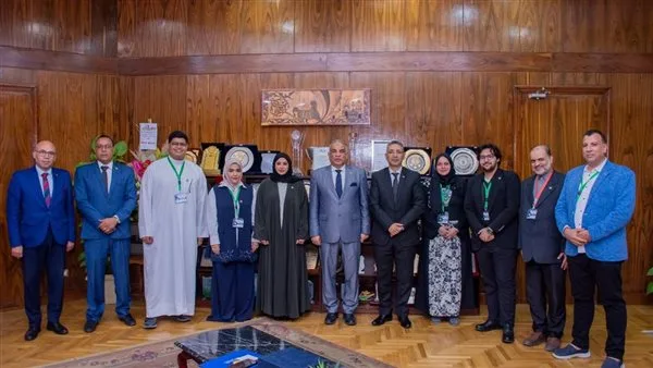 رئيس جامعة طنطا يستقبل المستشار الثقافي بسفارة مملكة البحرين