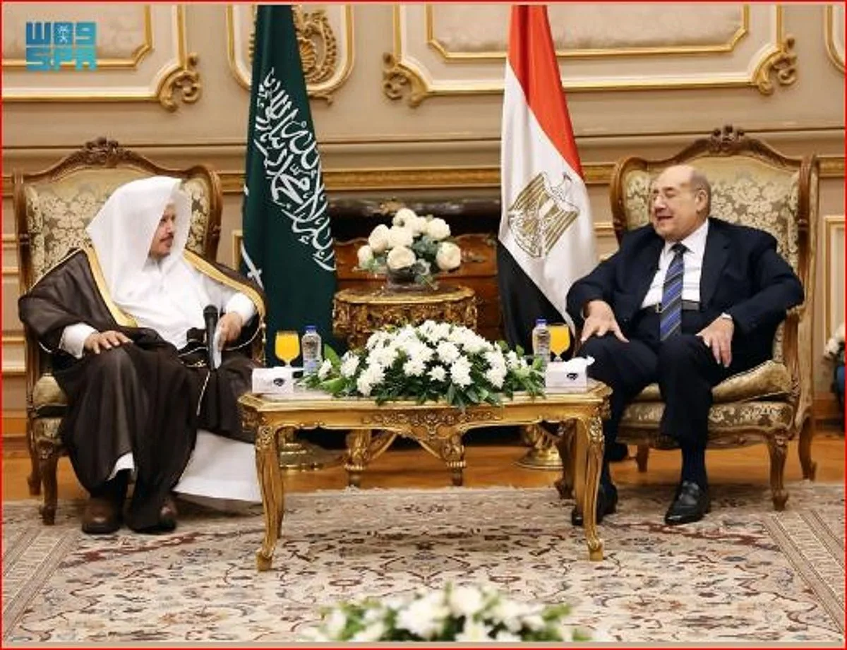 رئيس مجلس الشورى يجتمع مع رئيس مجلس الشيوخ في مصر رئيس مجلس الشورى يجتمع مع رئيس مجلس الشيوخ في مصر