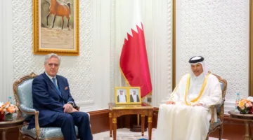 رئيس مجلس الشورى يلتقي بوفد من البرلمان البريطاني