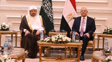 رئيس مجلس النواب يلتقي برئيس مجلس الشورى السعودي في العاصمة الإدارية