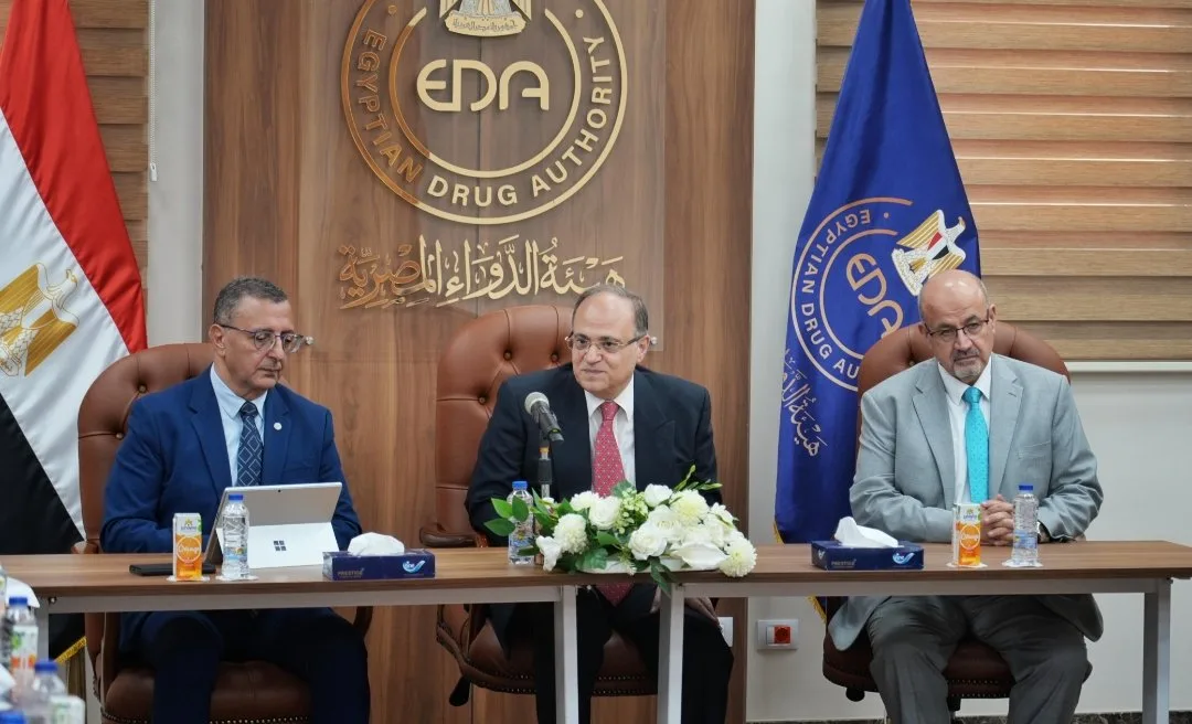 رئيس هيئة الدواء: التعاون مع الجزائر خطوة أولى نحو شراكة استراتيجية في مجالات التصنيع والتنظيم الدوائي رئيس هيئة الدواء: التعاون مع الجزائر خطوة أولى نحو شراكة استراتيجية في مجالات التصنيع والتنظيم الدوائي