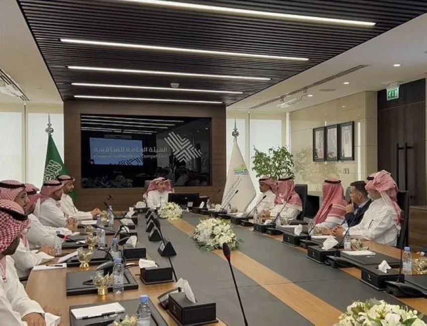رئيس هيئة المنافسة يتحدث مع شركات الجبس حول تعزيز التعاون رئيس هيئة المنافسة يتحدث مع شركات الجبس حول تعزيز التعاون