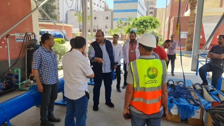 رئيس هيئة مياه سوهاج يزور محطات مياه الشرب في المدينة ومركز تدريب السلامة والصحة. رئيس هيئة مياه سوهاج يزور محطات مياه الشرب في المدينة ومركز تدريب السلامة والصحة.