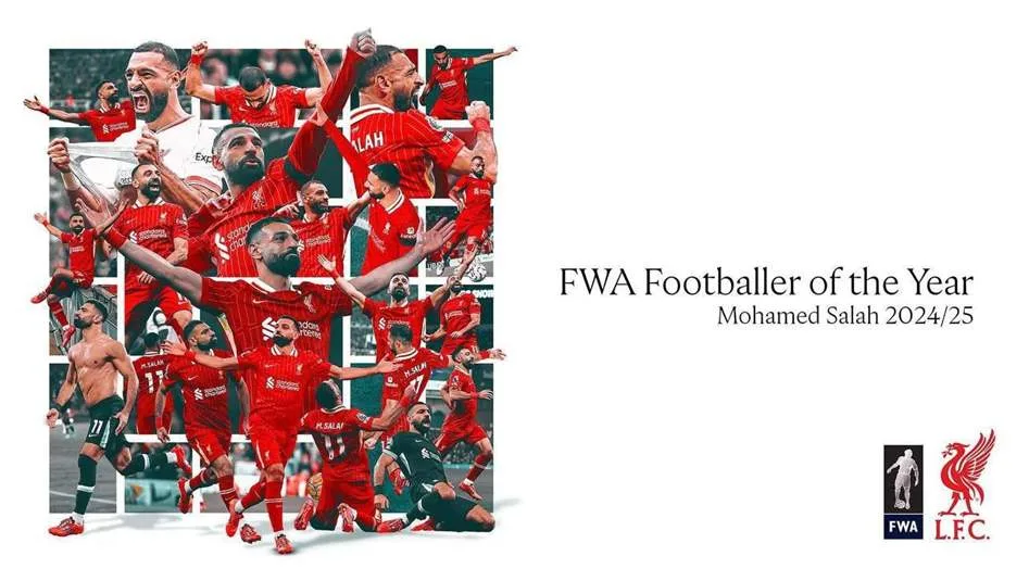 رسميًا.. محمد صلاح يُتوّج بجائزة أفضل لاعب في إنجلترا.