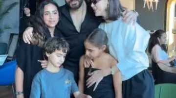 رغم تصريحاتها المسيئة له.. بسمة بوسيل وتامر حسني يحتفلان سويًا بعيد ميلاد بناتهم