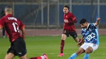 رغم ثنائية مجدي ومروان، بيراميدز يتفوق على سيراميكا في الشوط الأول من الدوري