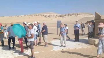 زيارة وفد سياحي ألماني إلى منطقتي بني حسن وتونا الجبل في المنيا