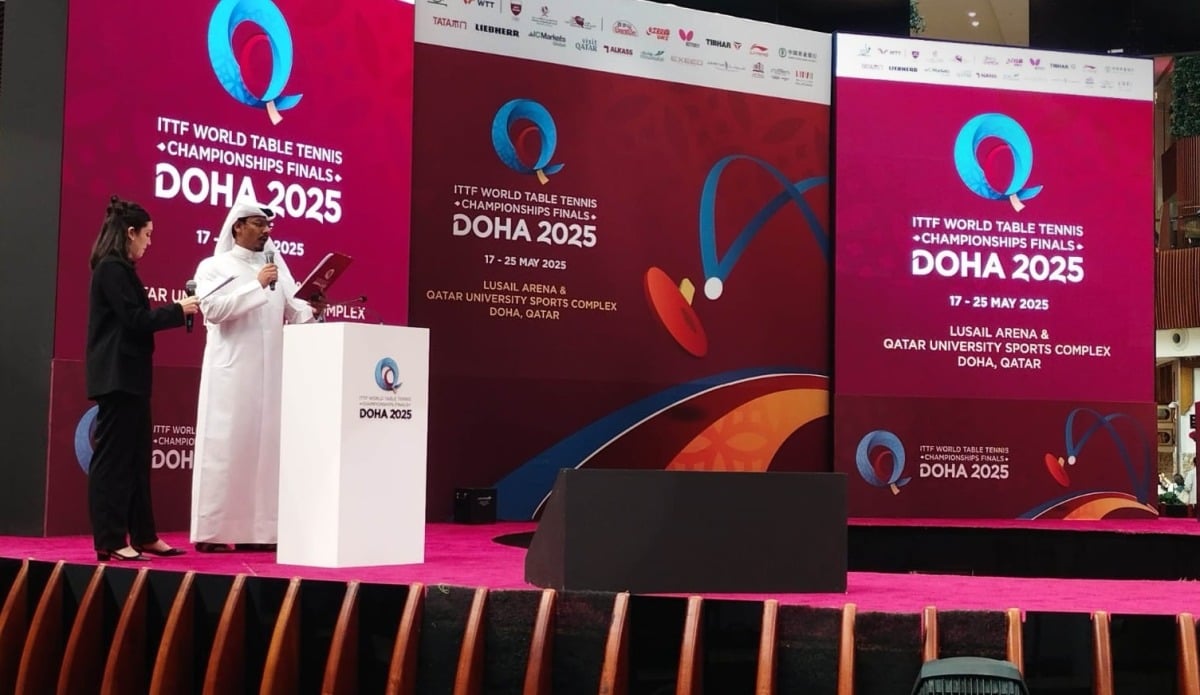 سحب قرعة بطولة العالم لكرة الطاولة قطر 2025