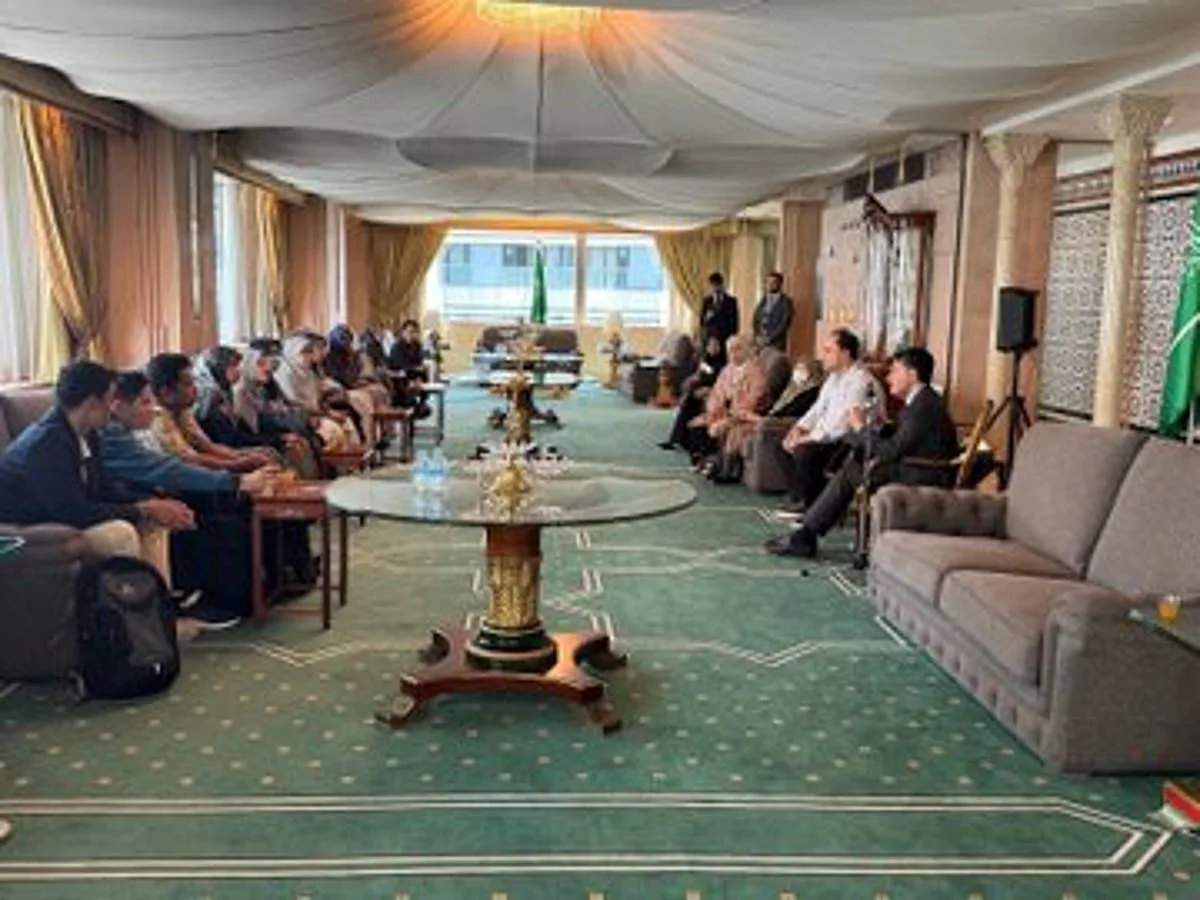 سفير المملكة في اليابان يرحب بالحجاج اليابانيين قبل توجههم إلى الأراضي المقدسة سفير المملكة في اليابان يرحب بالحجاج اليابانيين قبل توجههم إلى الأراضي المقدسة