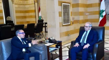سفير مصر في لبنان يجتمع برئيس الجمهورية ورئيس الحكومة اللبنانية