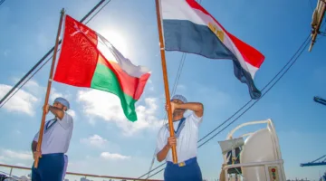 سفينة شباب عُمان الثانية التابعة للبحرية السلطانية العُمانية تصل إلى ميناء الإسكندرية.