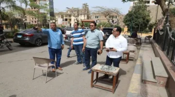 سكرتير عام المنوفية يُدير حملة لإزالة الإشغالات في شوارع شبين الكوم