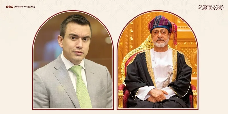 سلطان البلاد يقدم التهاني للرئيس الإكوادوري سلطان البلاد يقدم التهاني للرئيس الإكوادوري