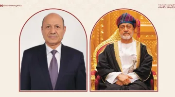 سلطان البلاد يقدّم التهاني لرئيس مجلس القيادة الرئاسي في الجمهورية اليمنية