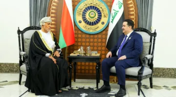 سماحة السيد شهاب يجتمع برئيس وزراء العراق