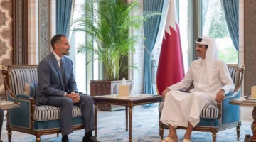 سمو الأمير يستقبل الأمير رحيم آغا خان الخامس