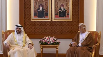 سمو نائب رئيس الوزراء لشؤون الدفاع يستقبل ولي عهد دبي ونائب رئيس مجلس الوزراء وزير الدفاع الإماراتي.