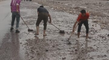 سيول الخير تجري في وديان طابا ونويبع.. وأمطار على رأس سدر| فيديو