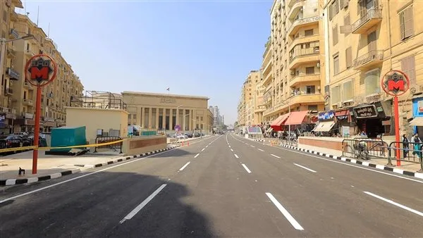 شارع 26 يوليو مغلق حتى صباح يوم الإثنين.. “الدستور” تقدم البدائل المتاحة للطرق.