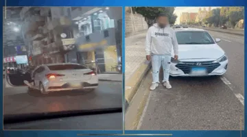 شاهد.. استعراض متهور في شوارع الإسكندرية ينتهي بالقبض على السائق