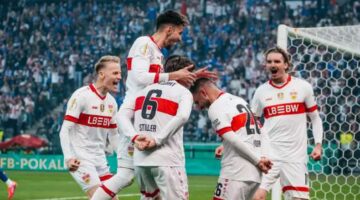 شتوتجارت يحصد لقب كأس ألمانيا بفوز كبير 4-0 على أرمينيا بيليفيلد.