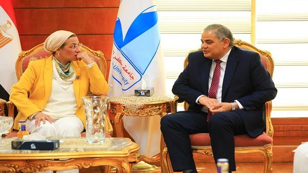 شراكة بيئية وبحثية من أجل تحقيق التنمية المستدامة بين جامعة كفر الشيخ ووزارة البيئة