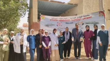 شراكة ناجحة بين الجامعة وعمادة الطب البيطري لتقديم خدمات لمربي الحيوانات في الوادي الجديد