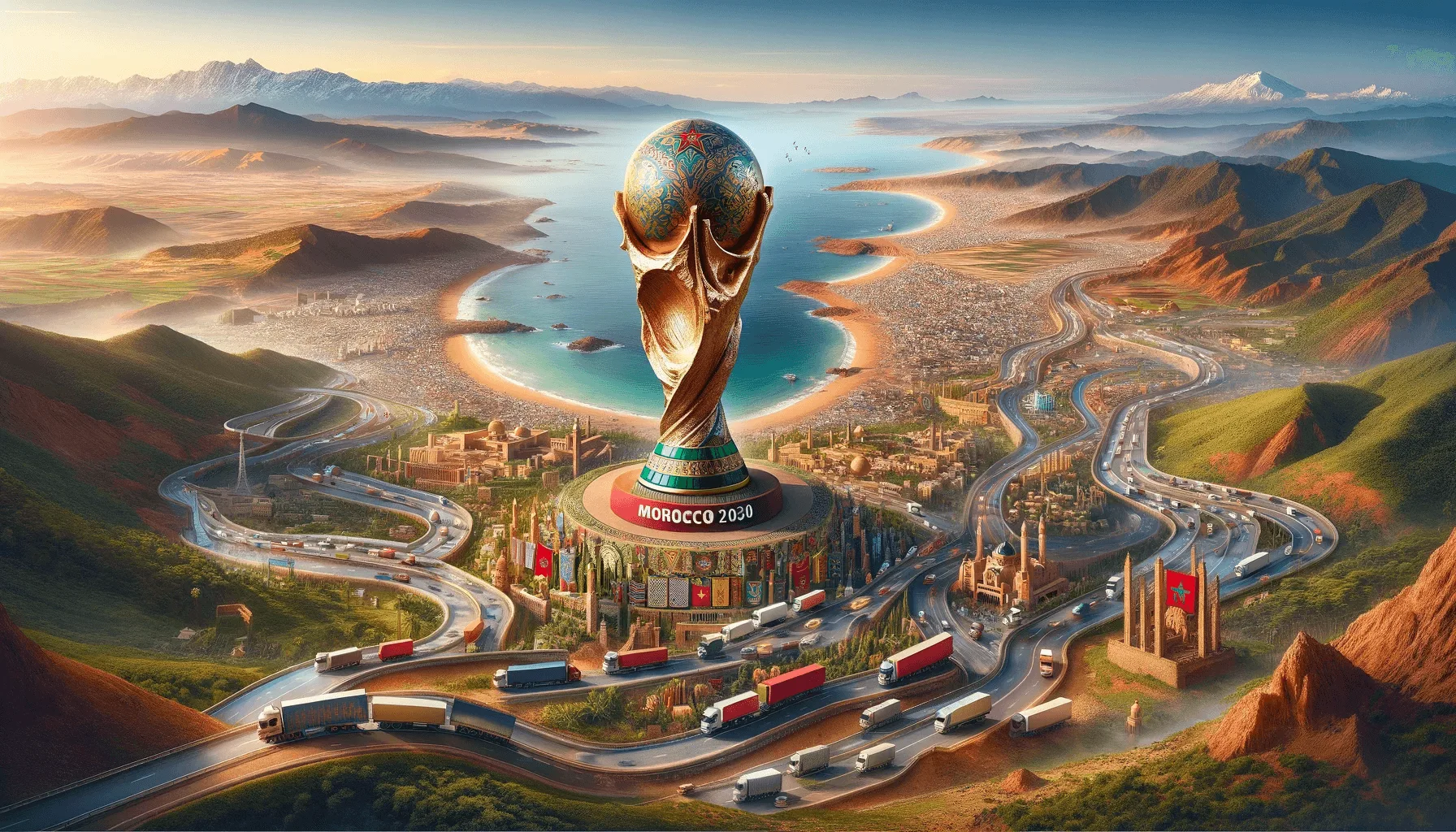 شركات تركية تسعى للحصول على نصيبها من استثمارات كأس العالم 2030 في المغرب